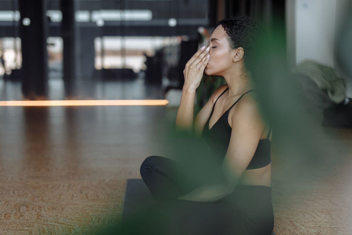 A serene skincare and self-care moment